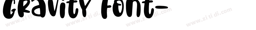 Gravity Font字体转换